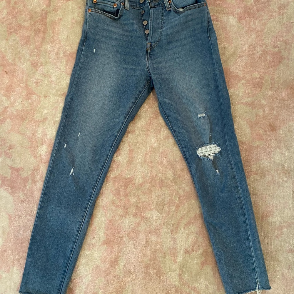 Levis wedgie skinny denim jeans
